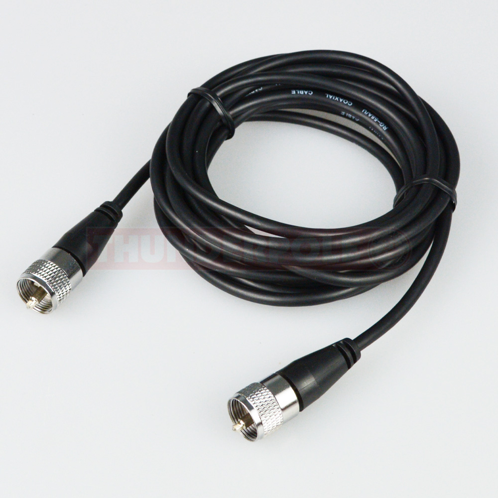 Thunderpole 4m Patch Lead | RG58 A/U + 2x PL259
